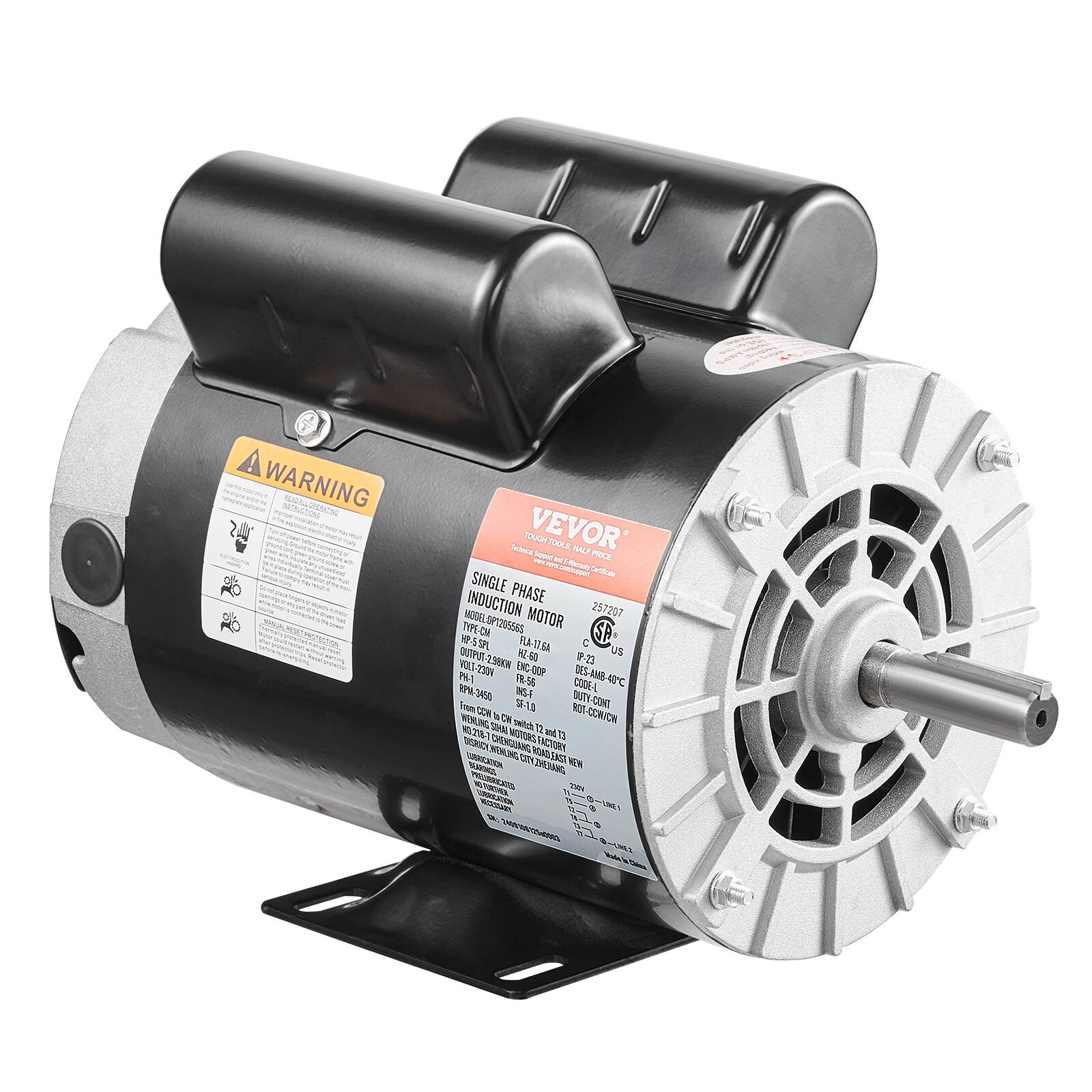 WARNING INSTRUCTIONS

TEVOR HOUOT Support, TOOLS, well MALF PRICE Certificate SINGLE PHASE MODELOP1205563 INDUCTION MOTOR 257207 2-88 TYPE-CM SPL FLA-17.6A C WIMBES-TURTUO HZ-60 P-23 US PM-1 230V FR-56 ENC-COP DES-AMB-40C 40C 3450 INS-F CODE-L DUTY -CONT From CCM SF-1.0 ROT -CCW/CN 10 ml 218-1 SHAI MOTORS LUBRICATION ZHEJANG NEW CORN LUBRICATION