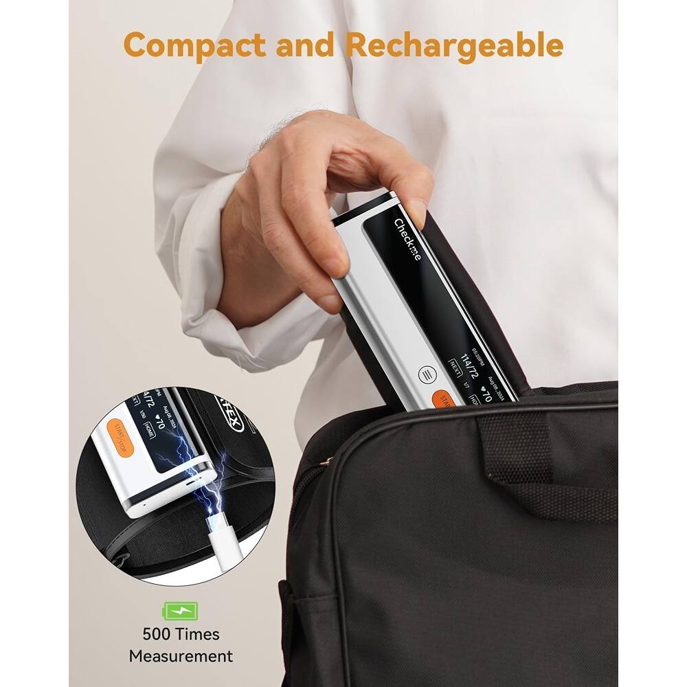 Compact and Rechargeable

500 Times Measurement