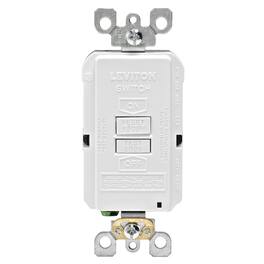 Leviton - SmartlockPro 20 amps 125 V Duplex GFCI Outlet 5-20R 1 pk - White