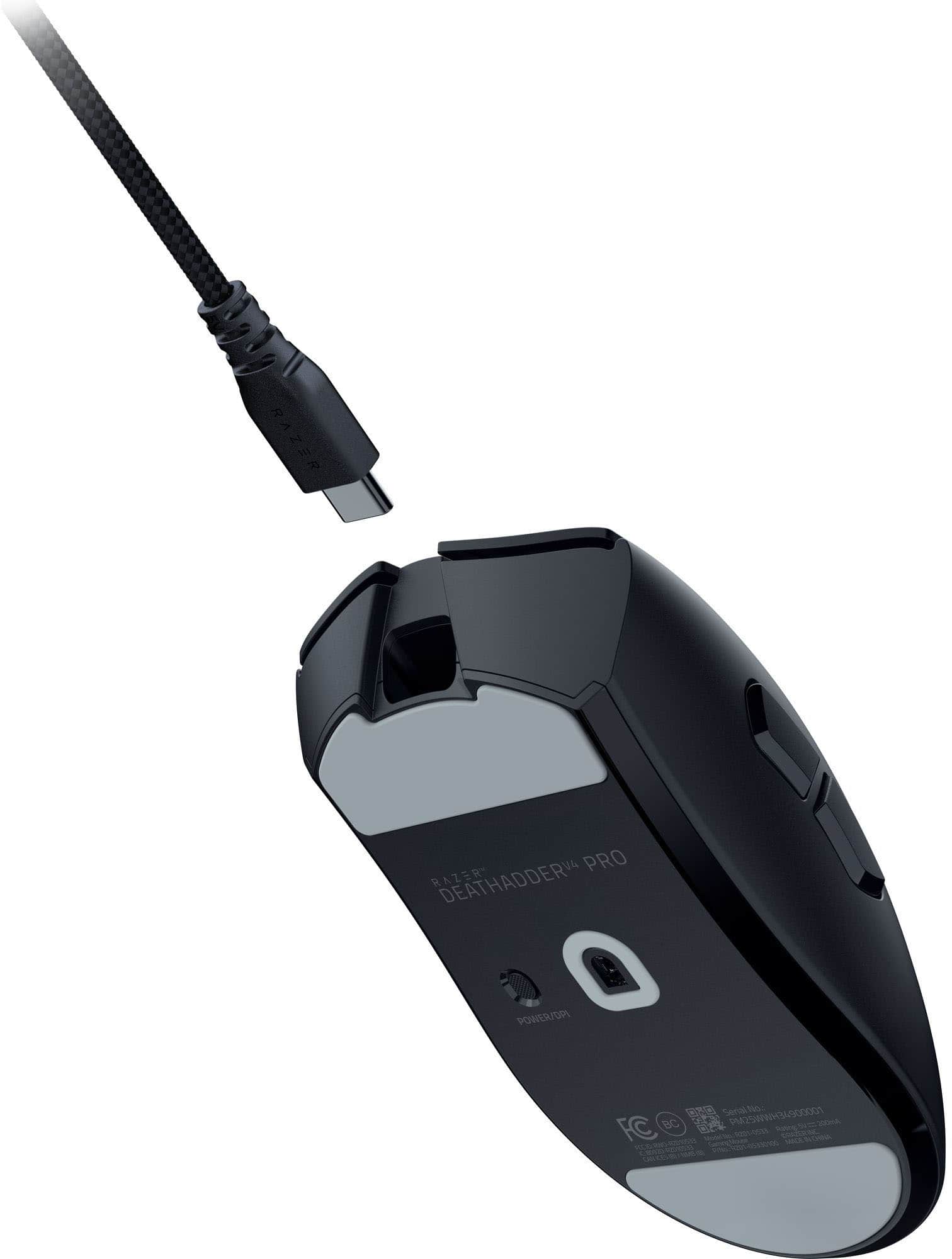 RAZER DEATHADDER4 PRO
POWER/DP
Serial No: PM25WW34990001
BC 2AT - A
FC OFL
sng SUNE LR SE