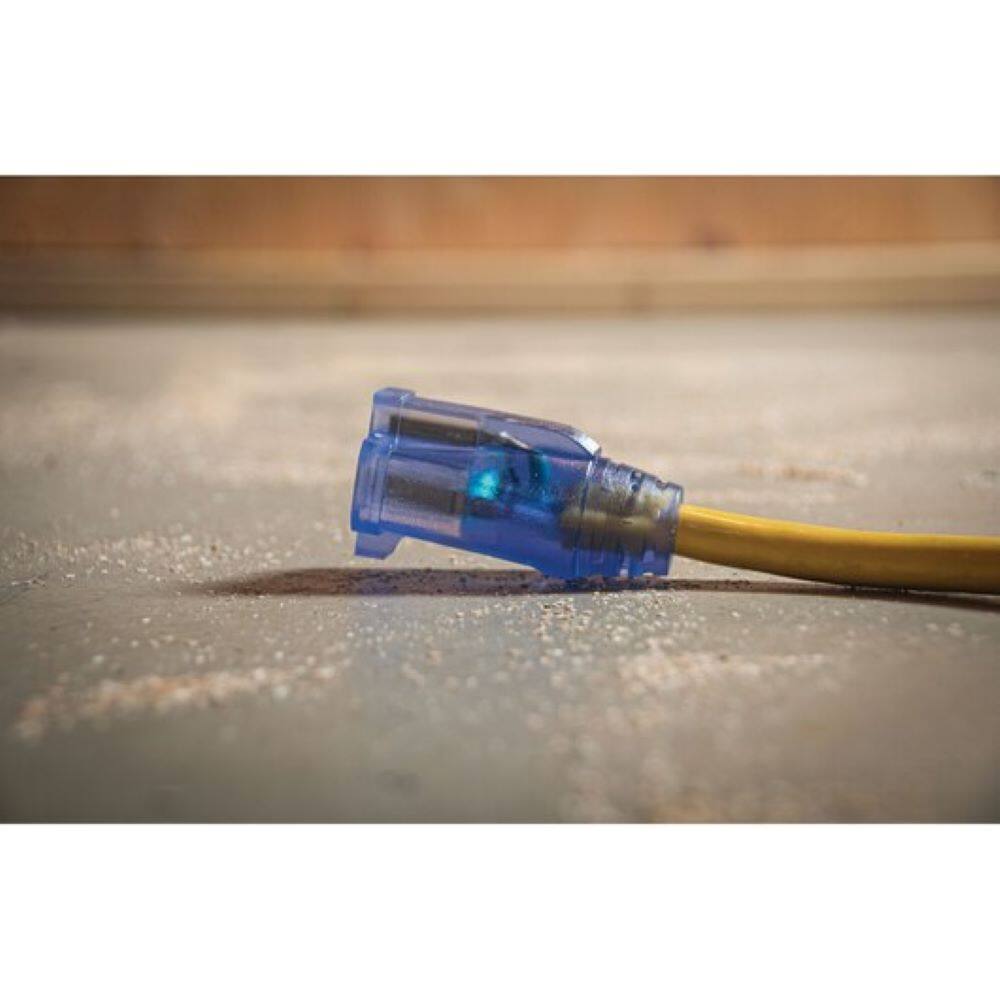 Alt View 2. Dewalt - Dewalt 50ft 12/3 Lighted Extension Cord - Yellow.