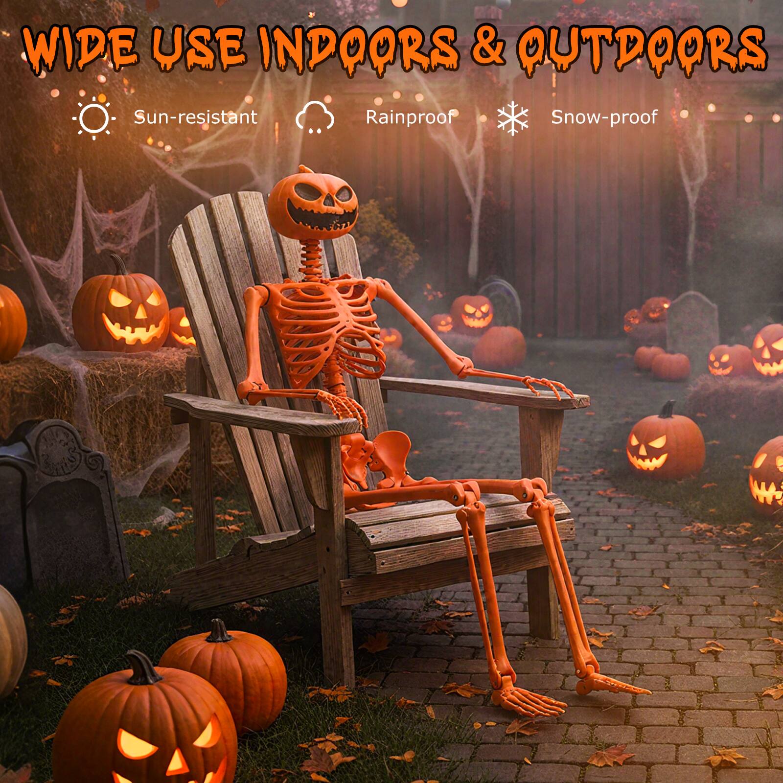 WIDE USE INDOORS & OUTDOORS

- Sun-resistant
- Rainproof
- Snow-proof