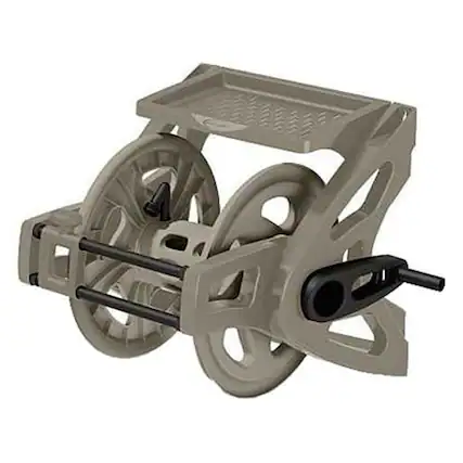 Front. Suncast - Suncast Slide Trak Hose Handler Wall Mounted 175' Garden Hose Reel, Reel Only.