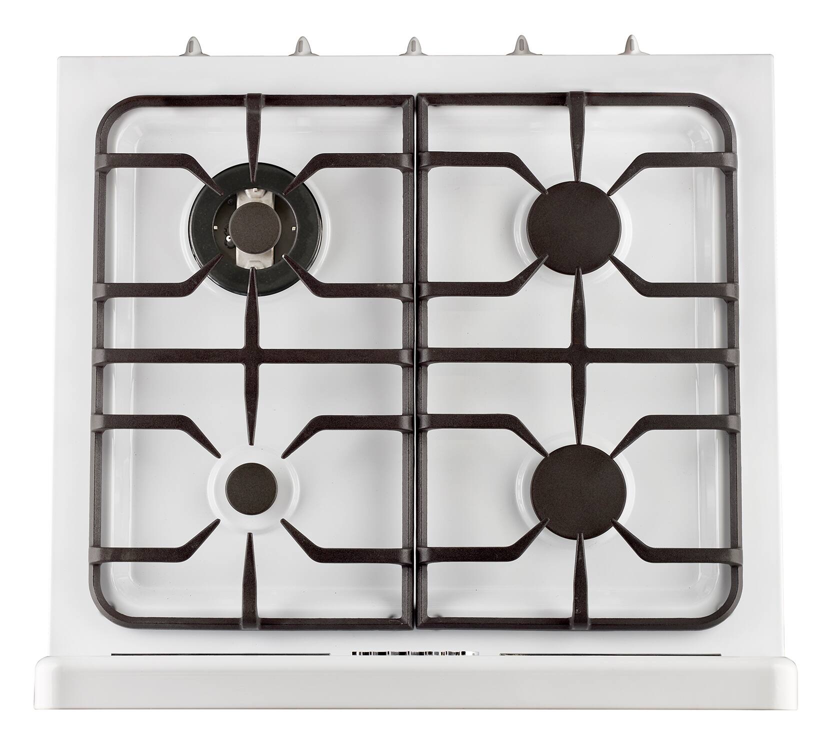 Alt View 11. Unique Appliances - Classic Retro 3.9 Cu. Ft. Freestanding Gas Convection Range - Marshmallow White.