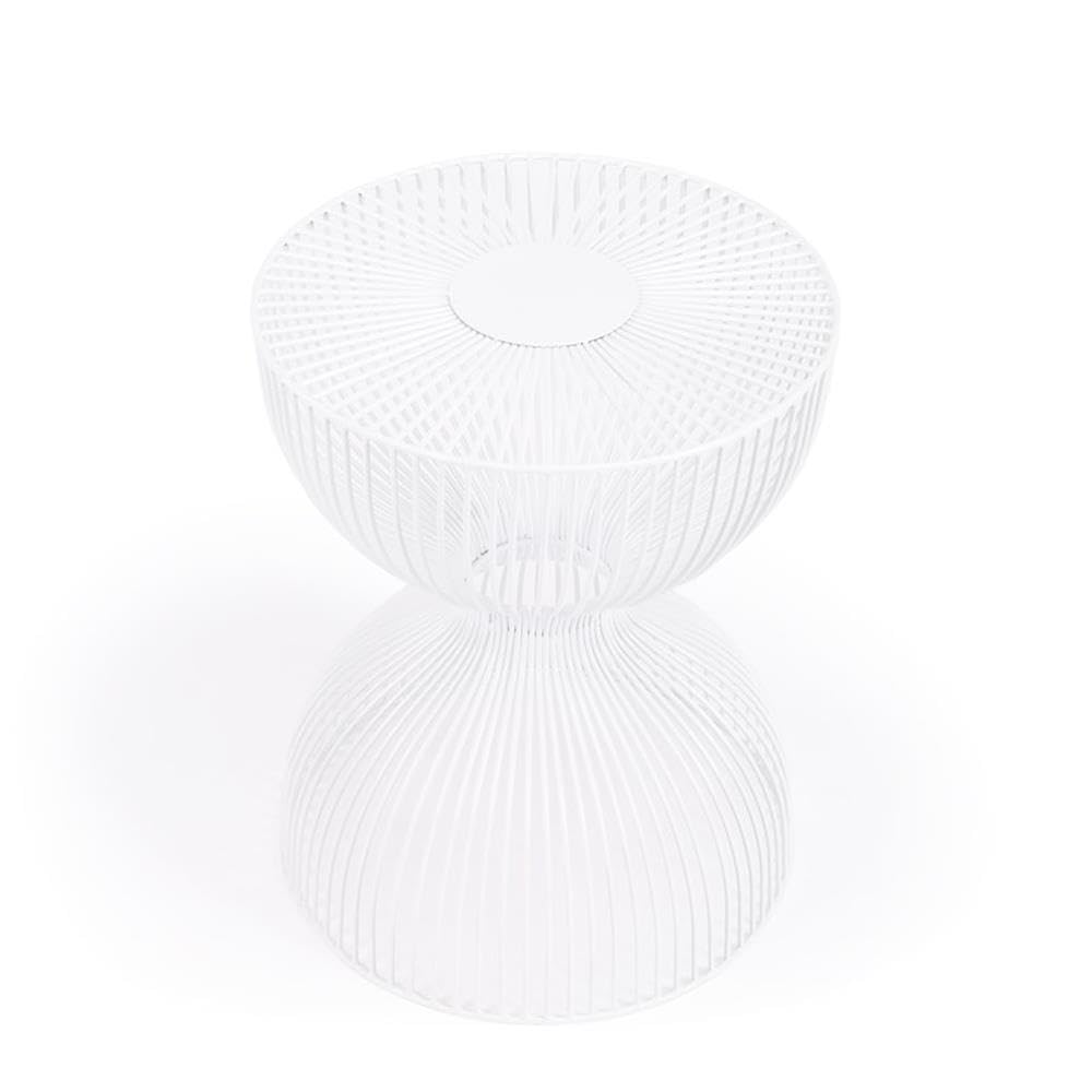 Butler Specialty Nicholas Metal Side Table White - Best Buy