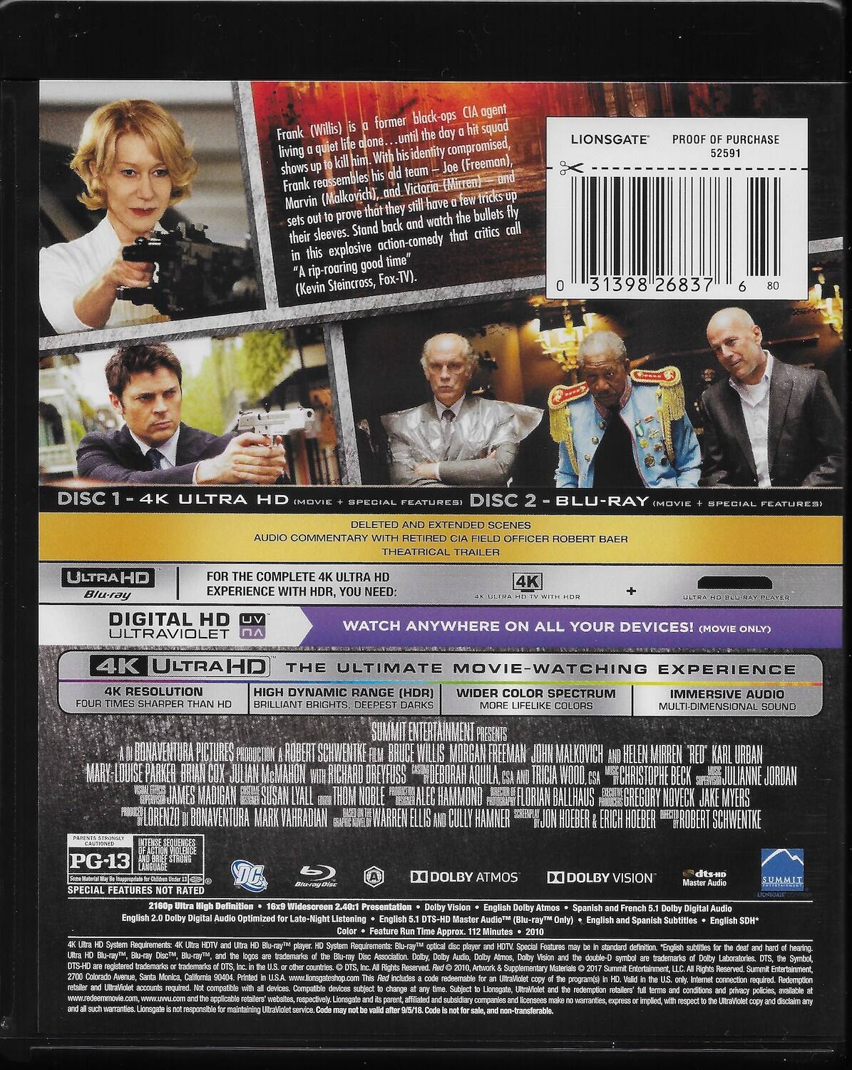 Alt View 1. RED   - 4K Blu-Ray.