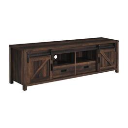 Manhattan Lane - Sem 79 Inch TV Media Entertainment Console, 2 Drawers - Brown, Black