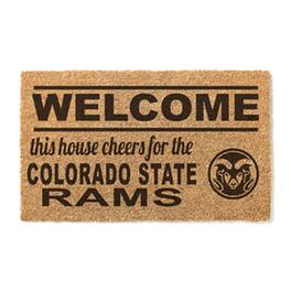Jardine - Colorado State Rams 18" x 30" Welcome Doormat - Brown