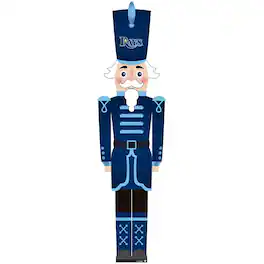 Fan Creations - Tampa Bay Rays 46" Nutcracker Leaner - Multicolor