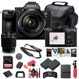 Sony - Alpha a7 III Mirrorless Camera W/ 28-70mm Lens ILCE7M3K/B Basic Bundle (International Version)