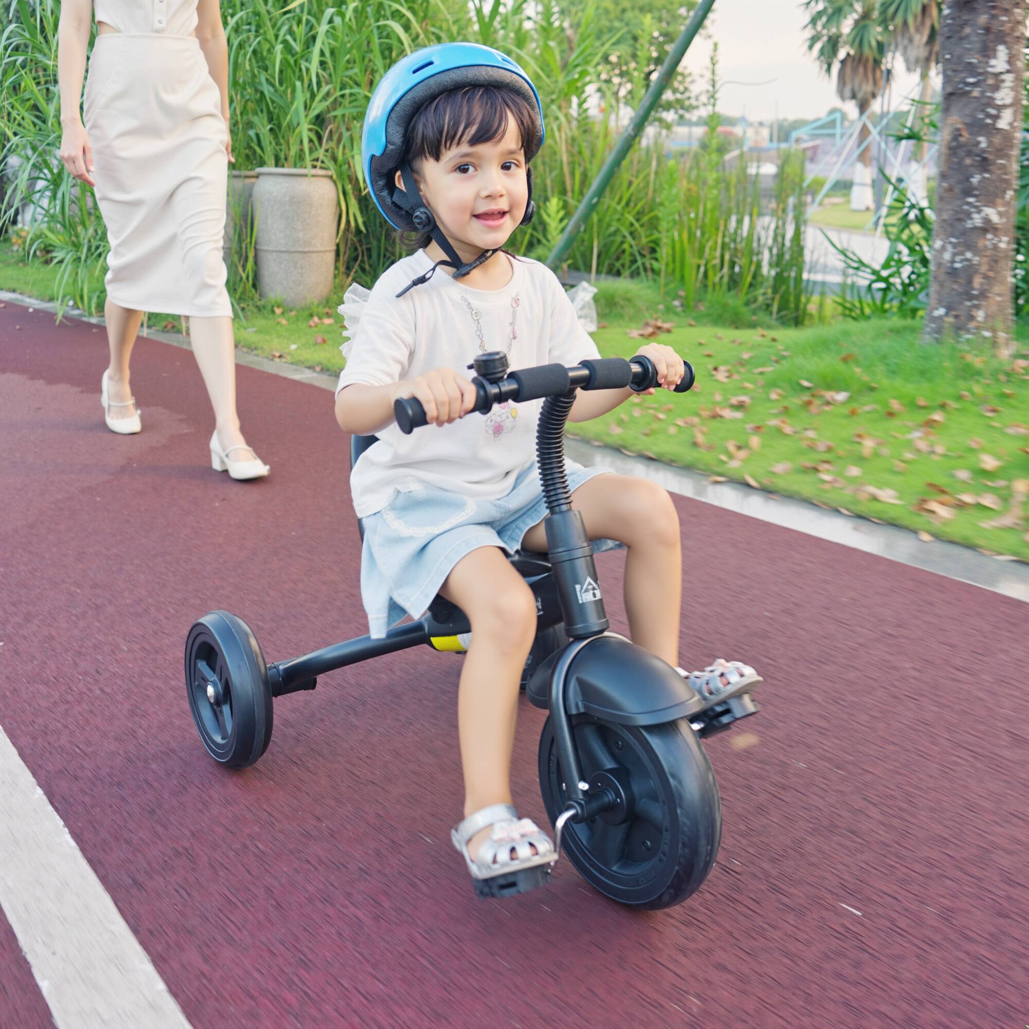 Alt View 1. Qaba - Recreation Ride-On Toddler Bike With Bell for Children Indoor / Outdoor.