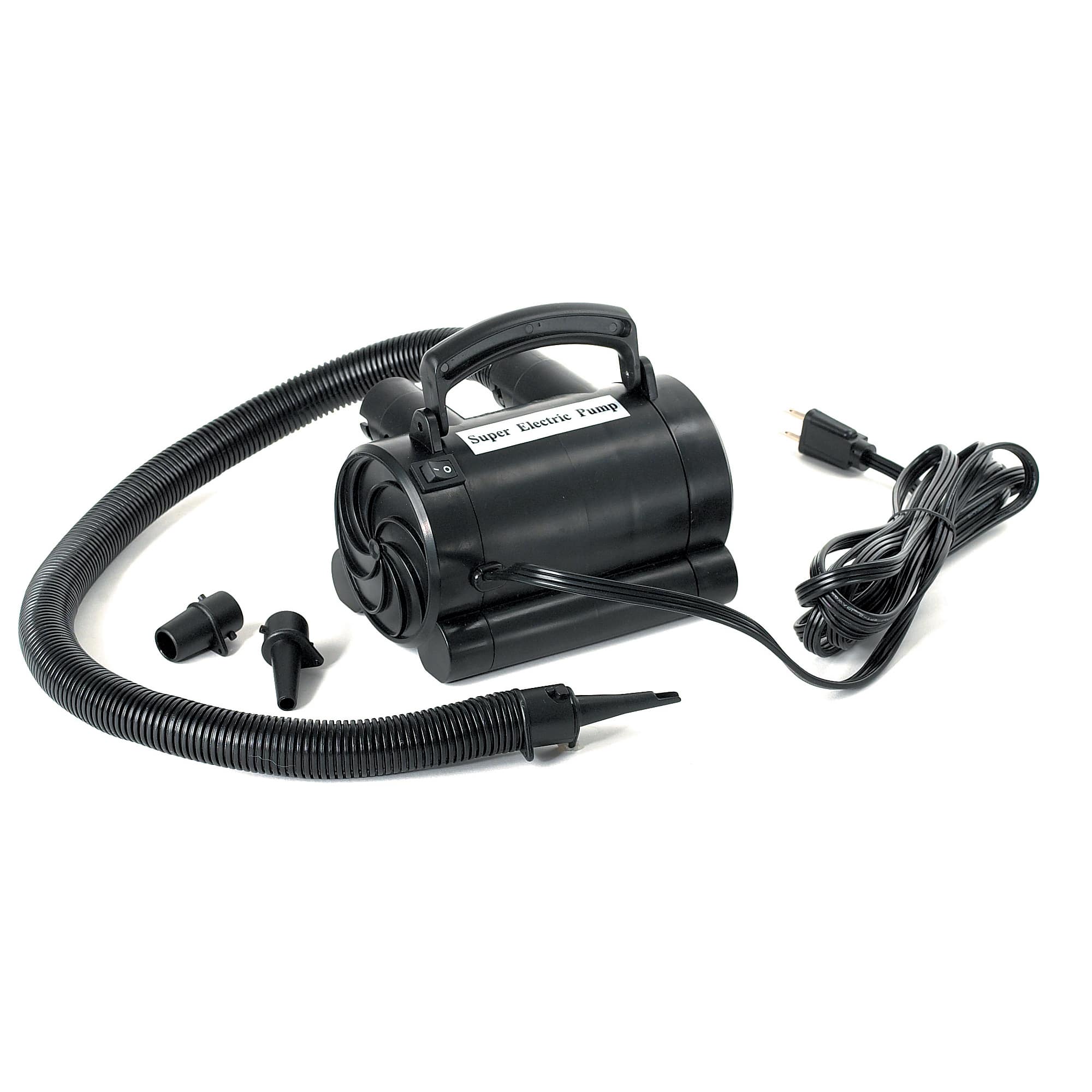 Swim Central - High Capacity Electric Air Pump For Inflatables - Black