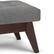 Alt View 13. Simpli Home - Draper Mid Century Tufted Ottoman Bench - Slate Grey.