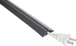 UT Wire - 5 ft. Compact Cord Protector - Gray/Silver