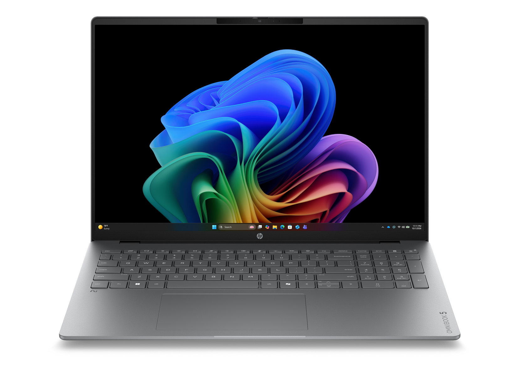 HP - OmniBook 5 Laptop Computer 16" 2K AMD Ryzen AI 5 16 GB memory;256 GB SSD - Meteor silver aluminum