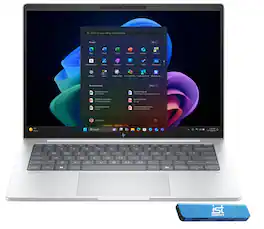 HP - Upgraded - EliteBook 8 G1a 14" FHD+ Touchscreen Business Laptop - AMD Ryzen AI 5 PRO with 16GB RAM - 512GB SSD - Windows 11 Pro - Glacier Silver