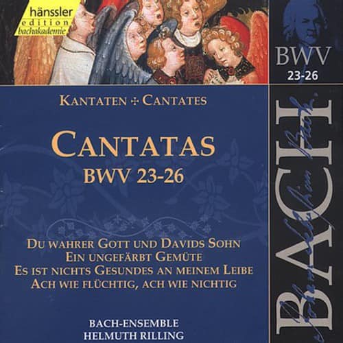 Helmuth Rilling - Sacred Cantatas BWV 23-26  - COMPACT DISCS