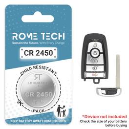RomeTech - Replacement Battery for Key Fob - Ford Explorer 2017-2023