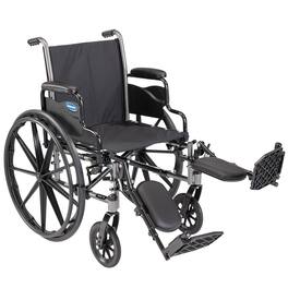 Invacare - Tracer (SX5) Wheelchair for Adults Everyday Folding (22" Seat) Legrests and Desk Arms - Black