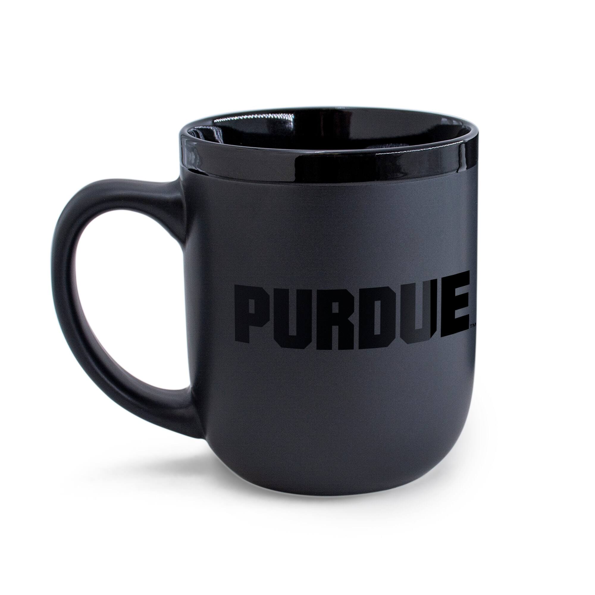 Alt View 1. WinCraft - Purdue Boilermakers 17oz. Ceramic Mug - Black.