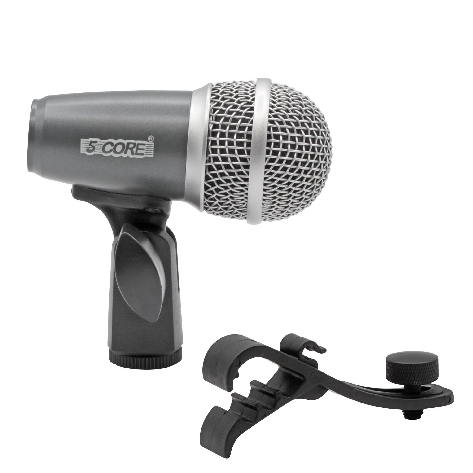 Front. 5 CORE - 5Core Snare Mic XLR Cardioid Tom Drum Kick Instrument Microphone.