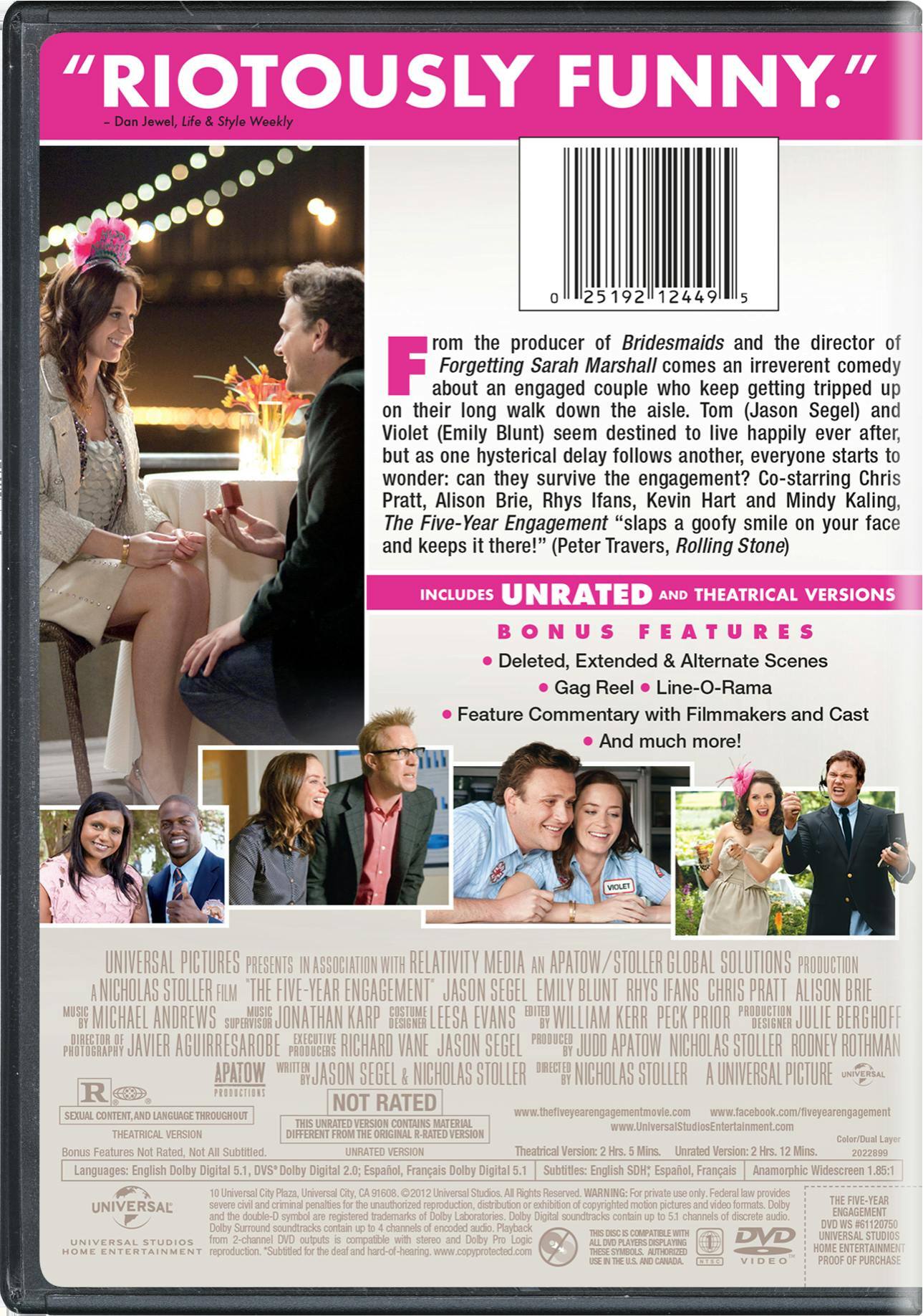 Angle. The Five-year Engagement [DVD].