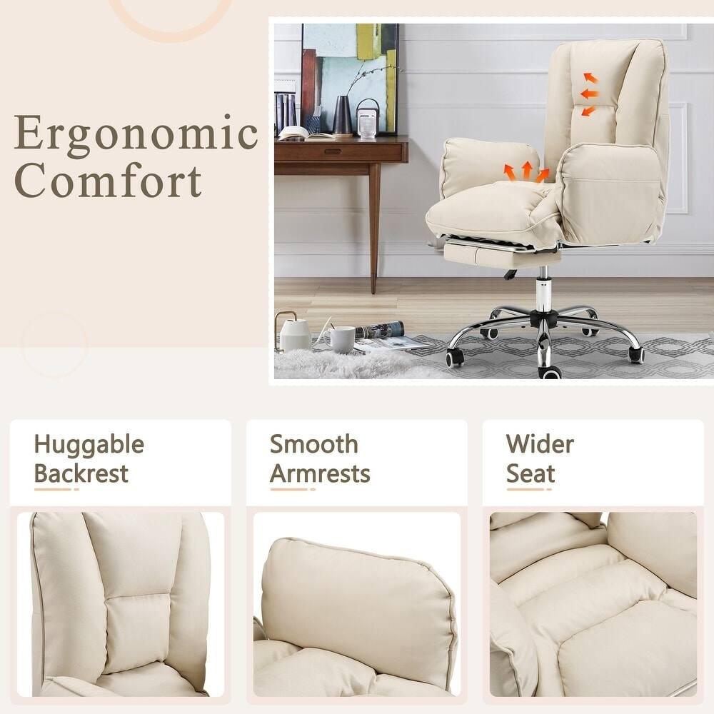Ergonomic Comfort

- Huggable Backrest
- Smooth Armrests
- Wider Seat