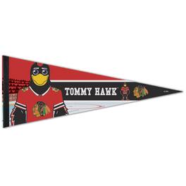 WinCraft - Chicago Blackhawks 12" x 30" Mascot Premium Pennant - Multicolor