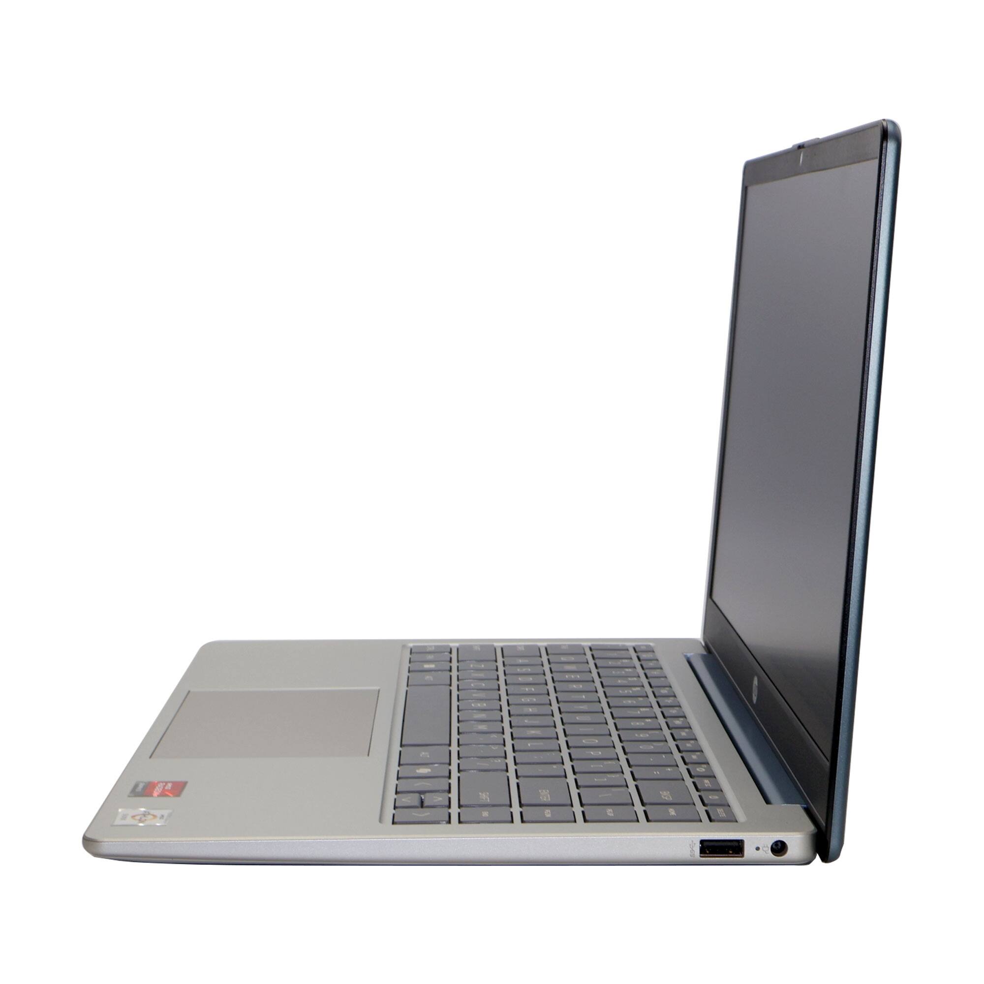 Alt View 1. HP - HP 14" HD Windows Laptop - 4GB RAM, 128GB UFS (Moonlight Blue) + Bag, Cables - Moonlight Blue.