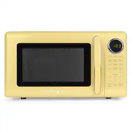 Nostalgia - Retro 0.7 cu. ft. Countertop Microwave Oven - Yellow