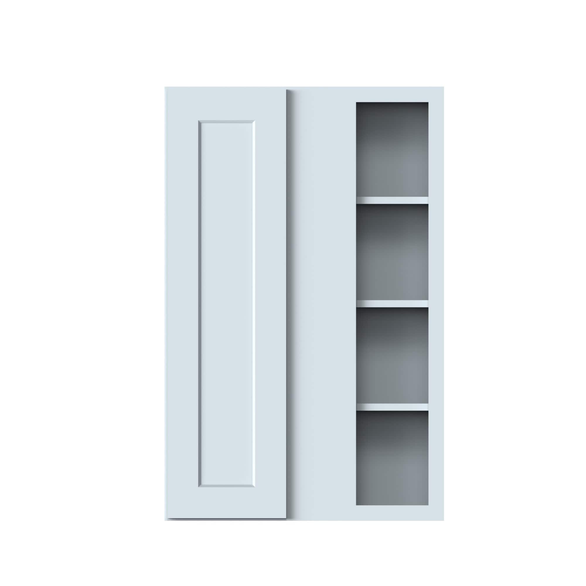 Boyel Living - Standard Corner Wall Cabinets 42.Wx12in.H Ready to Assemble Kitchen Cabinets - DOVE GRAY