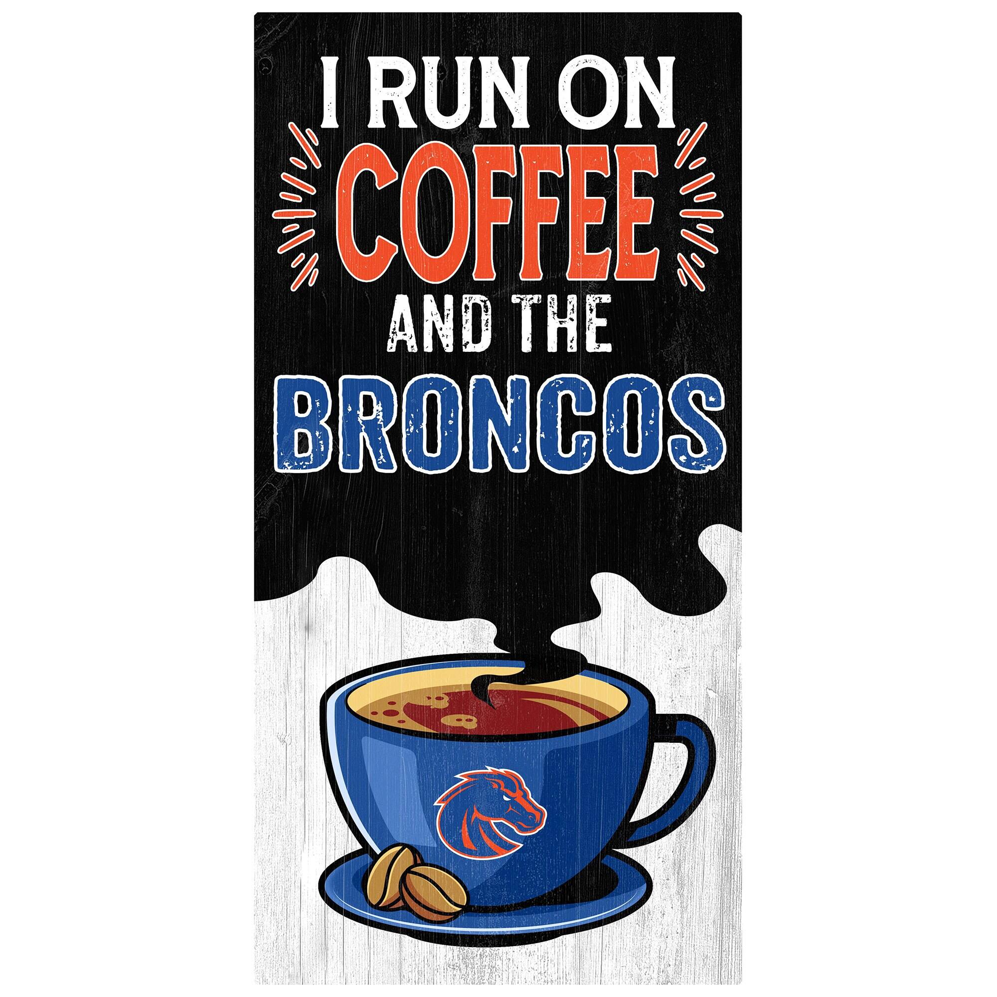 Boise State Broncos 6" x 12" Coffee Wall Art