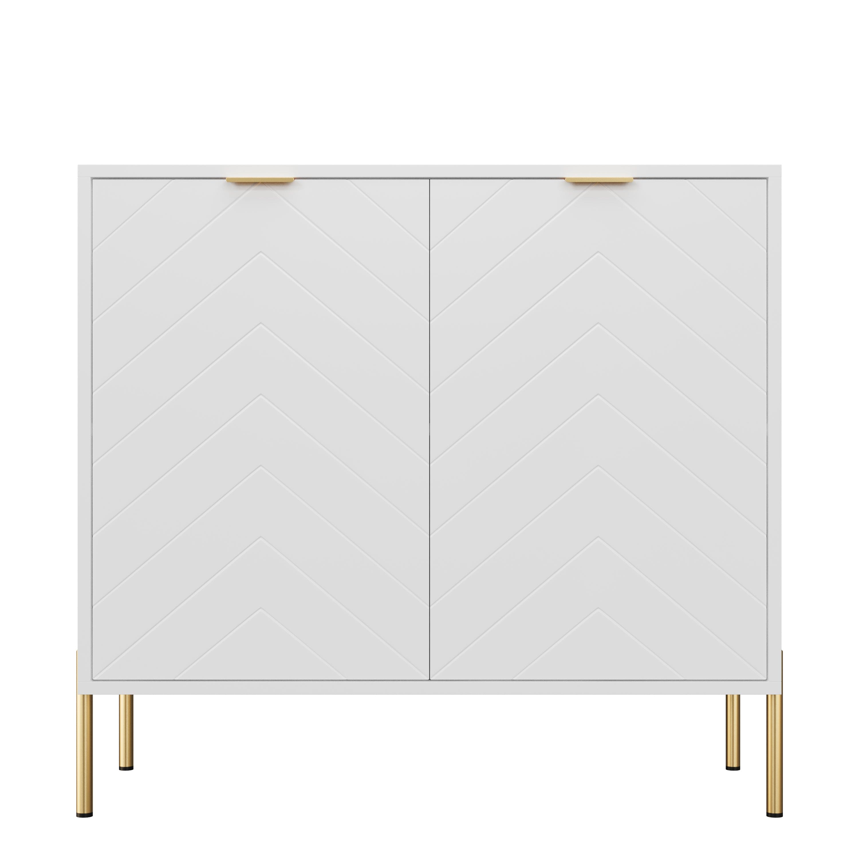 Boyel Living - 2-Door Accent Cabinet Storage Cabinet - White