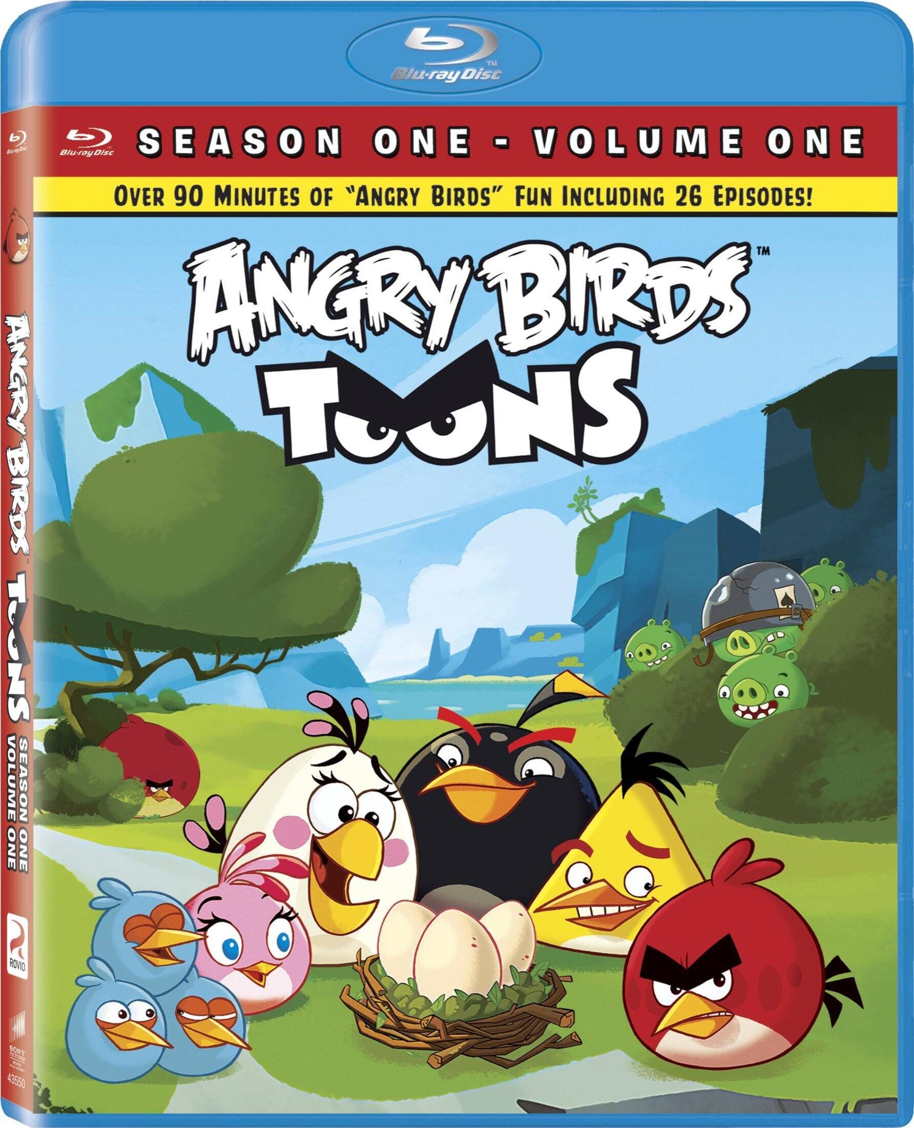 Front. Angry Birds Toons - Season 01, Volume 01 - Blu-ray.