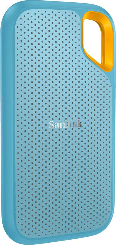 SANDISK Extreme Portable 2TB External USB C NVMe SSD Sky Blue SANDISK Extreme Portable 2TB External USB C NVMe SSD Sky Blue