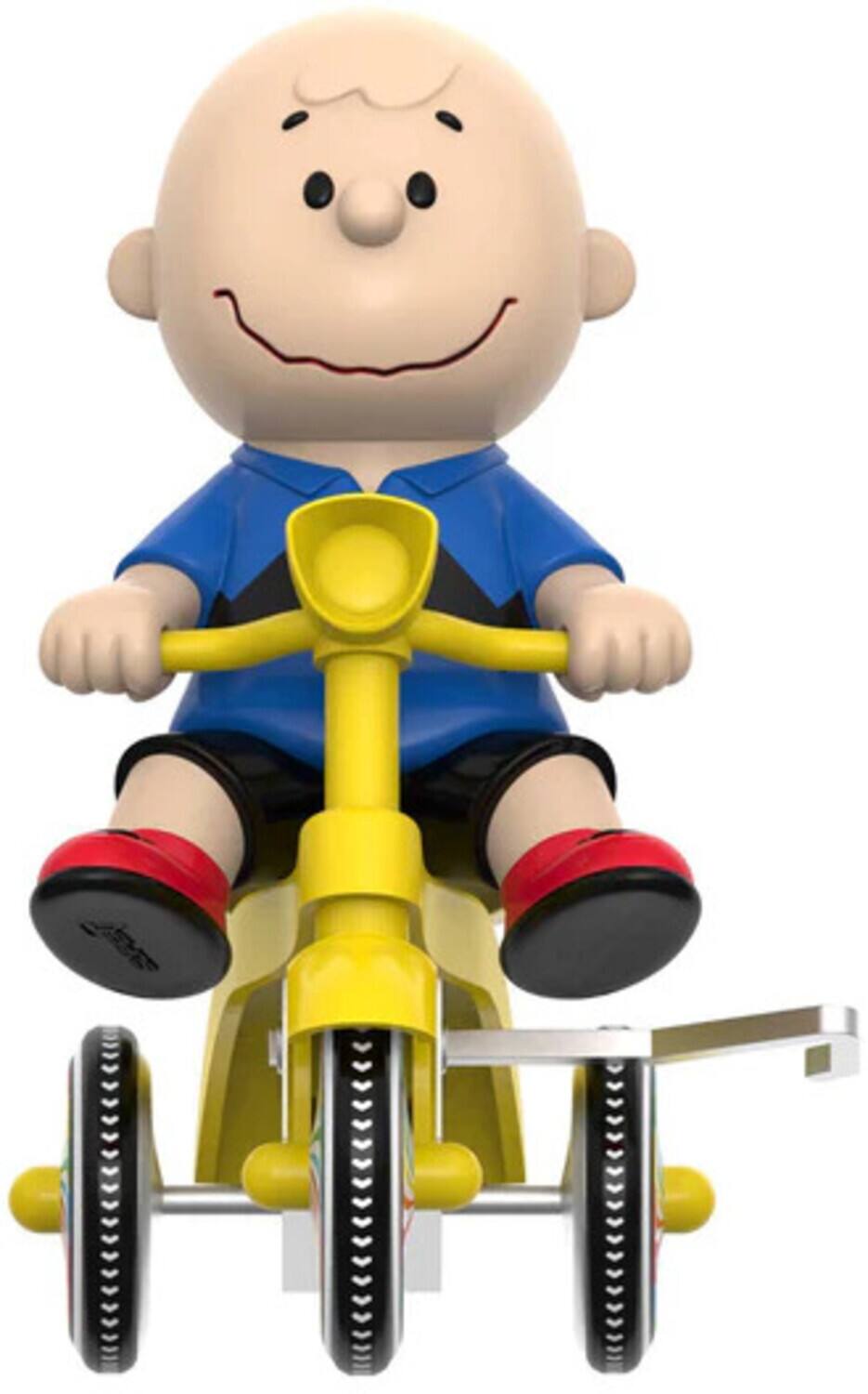 Alt View 4. Super7 - Peanuts Super Cycles - Charlie Brown (Blue w/ Yellow Trike)   - COLLECTIBLES - Multicolor.