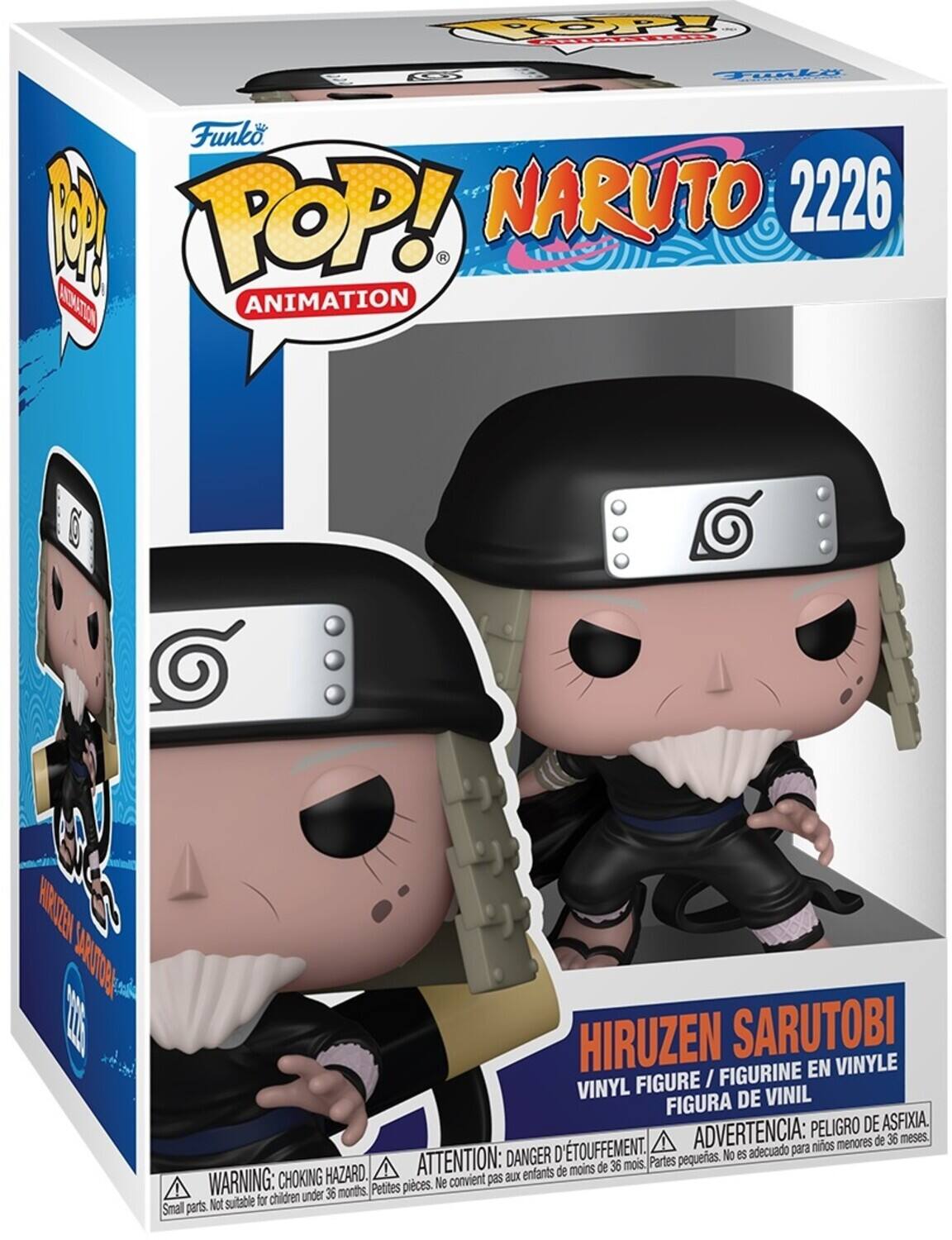 POOP FOR L! Funko POP! NARUTO 2226 HIRUZEN SARUTOBI FIGURINE EN VINYLE VINYL FIGURE / FIGURA DE VINIL PELIGRO DE ASFIXIA. D'TOUFFEMENT. ADVERTENCIA: para niños menores de 36 meses. DANGER petites. No es adecuado HAZARD. ATTENTION: aux enfants de moins de 36 mois, Partes WARNING: CHOKING Petites pièces. Ne convient pas for children under 36 months, Small parts. Not suitable