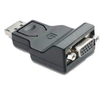 Front. Comprehensive - Comprehensive DisplayPort Male to VGA Female Adapter.