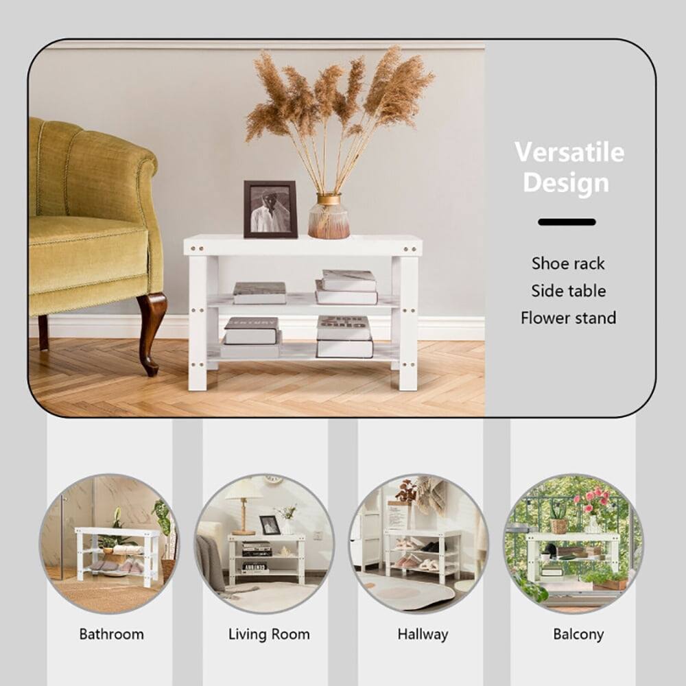 Versatile Design Shoe rack Side table Flower stand AREANLIN Bathroom Living Room Hallway Balcony