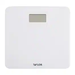 Taylor Precision Products - Digital Plastic Bath Scale 330-Lb Capacity - White