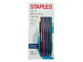 Staples - Staples® Mechanical Pencil, 0.7mm, #2 Medium Lead, Dozen (29082-CC)