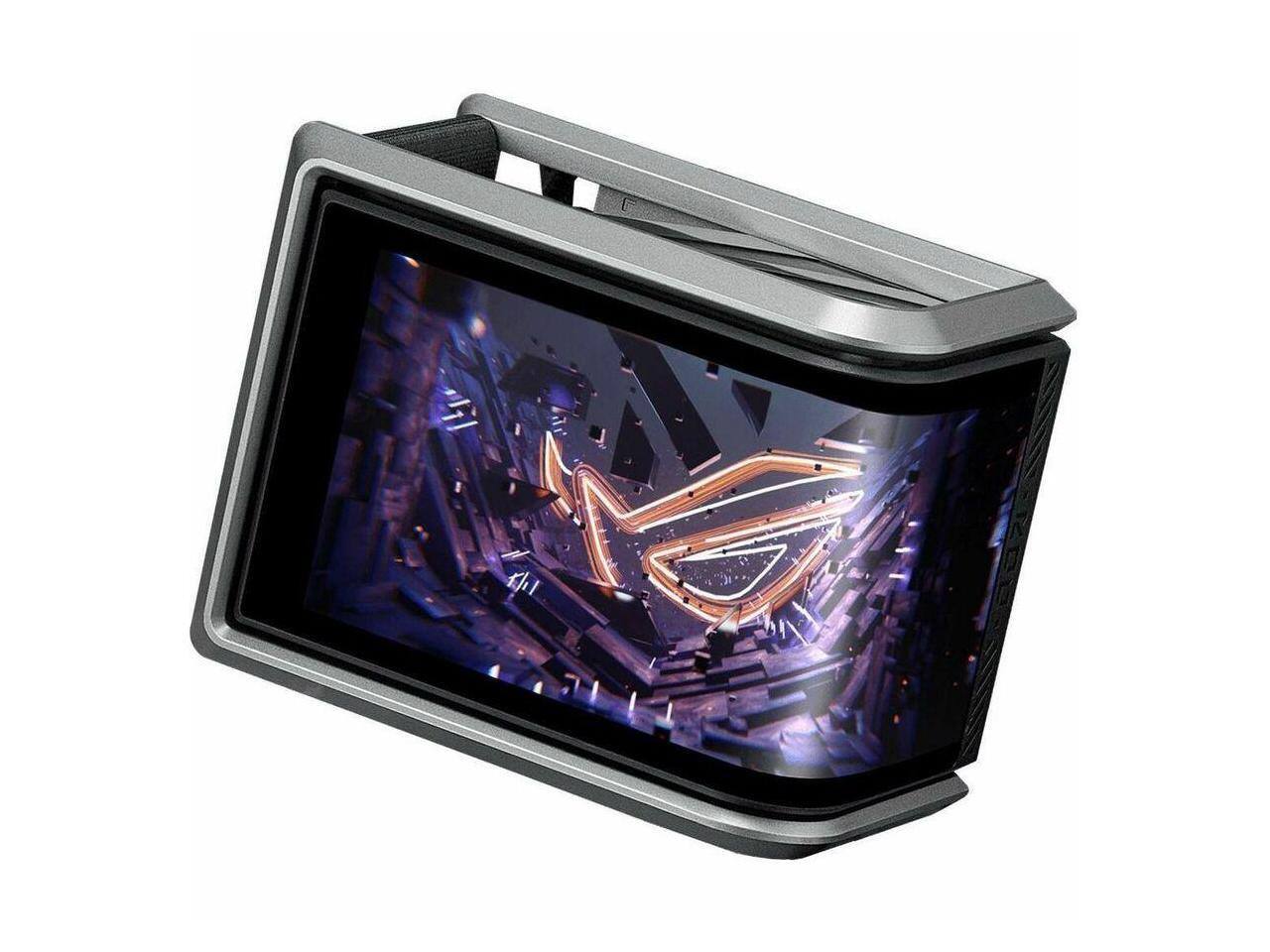 Alt View 1. ASUS - ASUS ROG RYUO IV 360 ARGB AIO with 6.67" AMOLED Display, Asetek Emma Gen8 V2 Pump, Daisy-Chained ARGB Fans - Black.