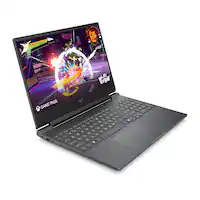 HP - Victus Laptop 15-FA2500NR - Intel Core i5-13420H - 8GB Memory NVIDIA GeForce RTX 2050 - 512 GB SSD - Mica Silver - Front_Zoom