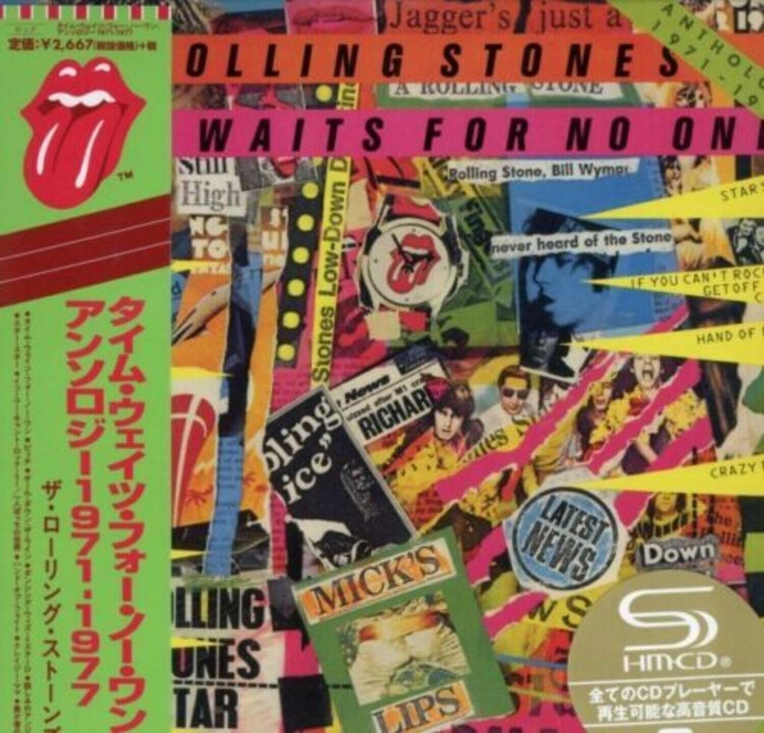 The Rolling Stones - Time Waits For No One: Anthology 1971-1977 (SHM-CD / Paper Sleeve /2009 - COMPACT DISCS