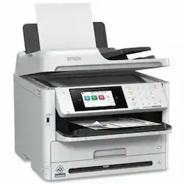 Epson - WorkForce Pro WF-M5899 Wired & Wireless Inkjet Multifunction Printer - Copier/Fax/Printer/Scanner - Monochrome