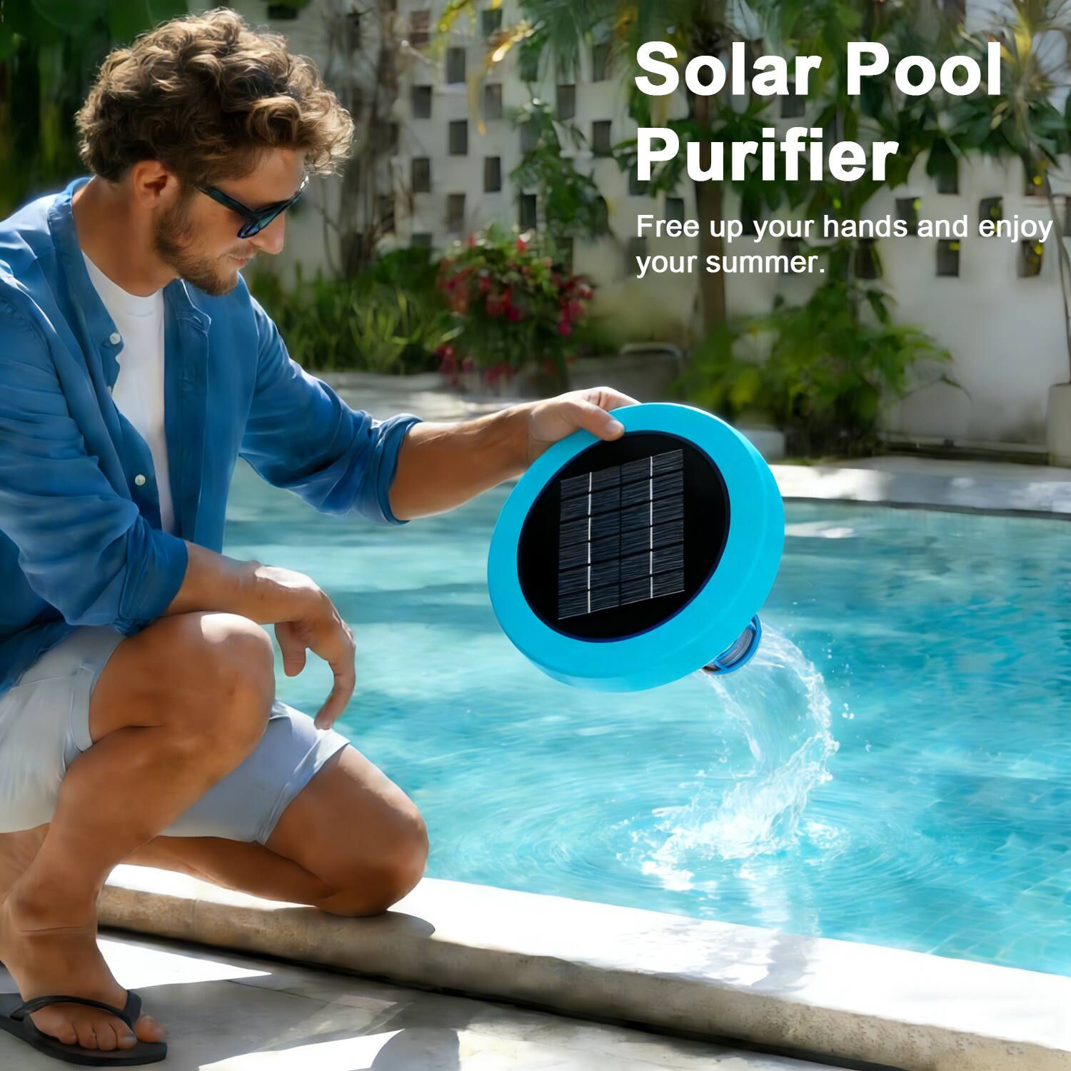 Solar Pool Purifier  
Free up your hands and enjoy your summer.