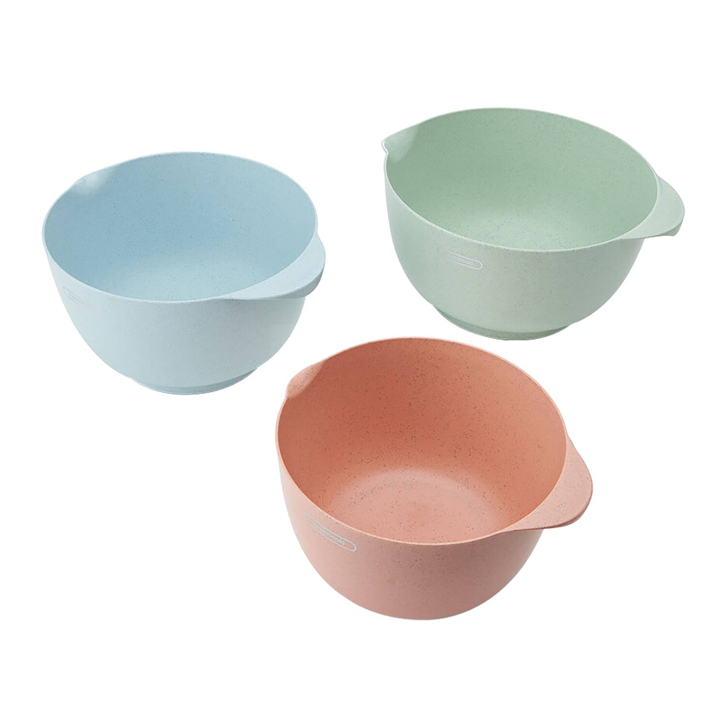 Left. Farberware - Classic Wheat-Fill Mixing Bowls Set of 3.
