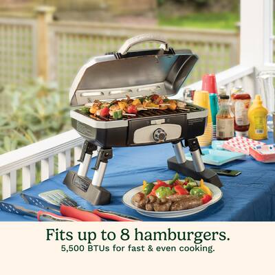 Cuisinart Chef S Style Two Burner Gas Grill At Dane Figueroa Blog