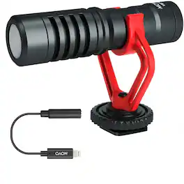 MOVO - VXR10 Universal Video Microphone with Lightning Adapter