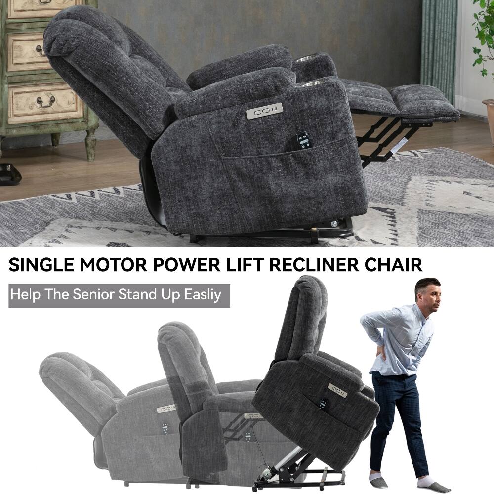 0011
SINGLE MOTOR POWER LIFT RECLINER CHAIR
Help The Senior Stand Up Easily

DO
1100